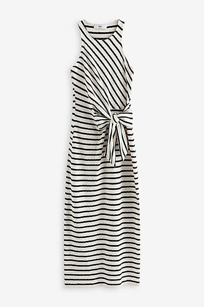 Next Jerseykleid Ärmelloses Jersey-Maxikleid zum seitlichen günstig online kaufen