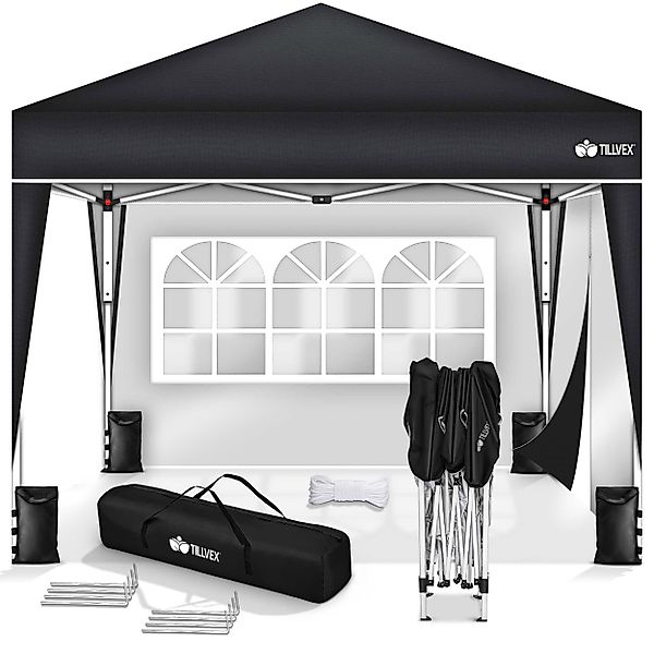 tillvex Faltpavillon tillvex® Pavillon 3x3m Wasserdicht günstig online kaufen