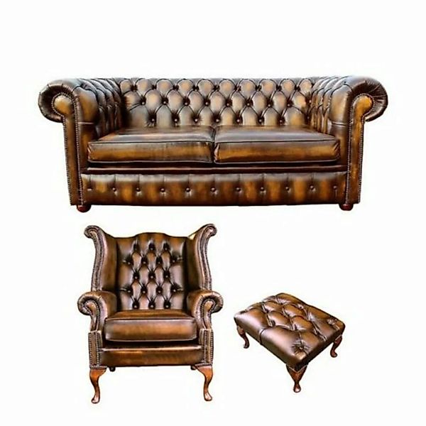 JVmoebel Chesterfield-Sofa, Design Chesterfield Couch Sofa Garnitur Sofa Se günstig online kaufen