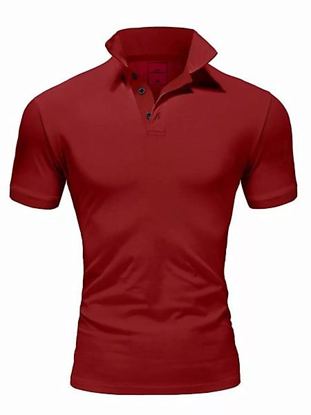 Amaci&Sons Poloshirt MAINE Basic Kurzarm Poloshirt günstig online kaufen