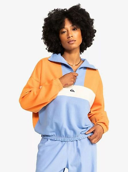 Quiksilver Woman Sweatshirt Quiksilver Sweatshirt Crop BlockTangerine günstig online kaufen