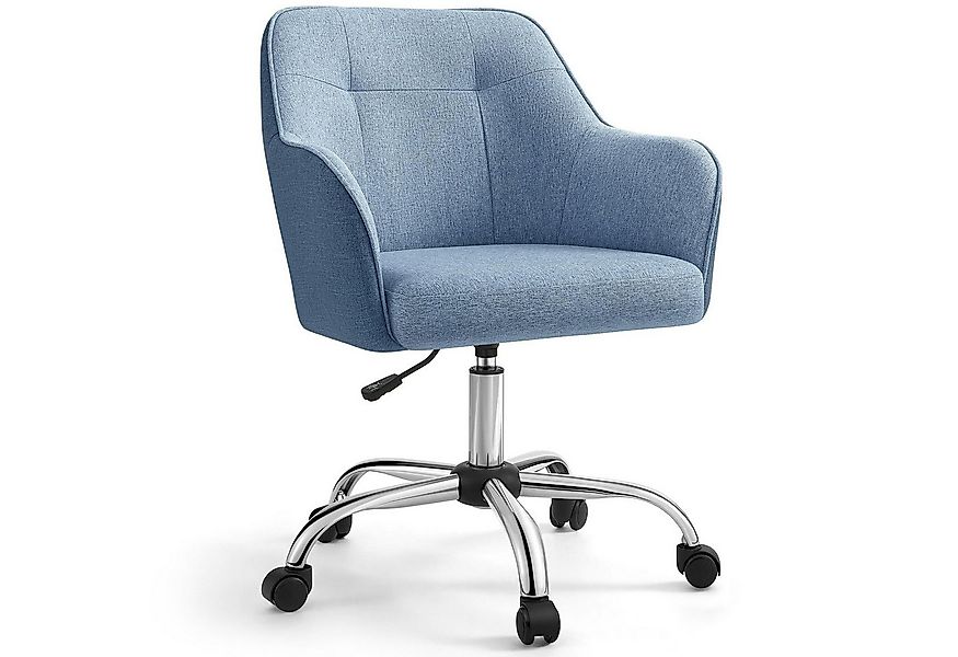 SONGMICS Bürostuhl (1 St), höhenverstellbar, atmungsaktiv, Baumwoll-Leinen- günstig online kaufen