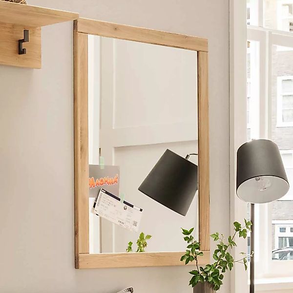 Flur Spiegel aus Eiche Massivholz 70 cm breit günstig online kaufen