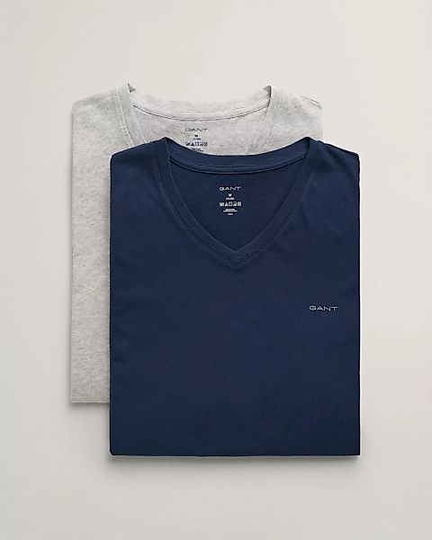 Gant Unterziehshirt "V-NECK T-SHIRT 2-PACK", (Packung, 2 St., 2er), mit Mar günstig online kaufen