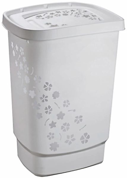 ROTHO Wäschekorb "Flowers" 55 Liter, Blumenmuster günstig online kaufen
