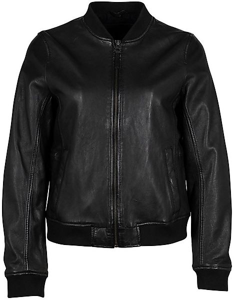 Mauritius Lederjacke MWBjella mit Stehkragen, Reißverschluss, Strickbündche günstig online kaufen