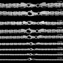 HOPLO Königskette Silberkette Königskette Länge 21cm günstig online kaufen