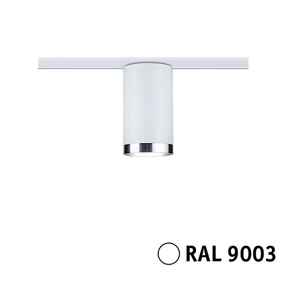 Paulmann Schienenspot Tube URail Signalweiß Ø 6,5 cm günstig online kaufen