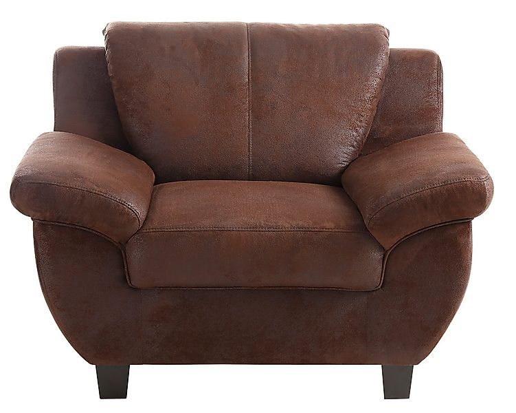 Home affaire Sessel Yesterday bequeme Armlehnen und Rückenpolster, Breite 1 günstig online kaufen