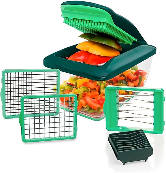 Genius Gemüseschneider "Nicer Dicer Chef S Premium" 7-telig günstig online kaufen