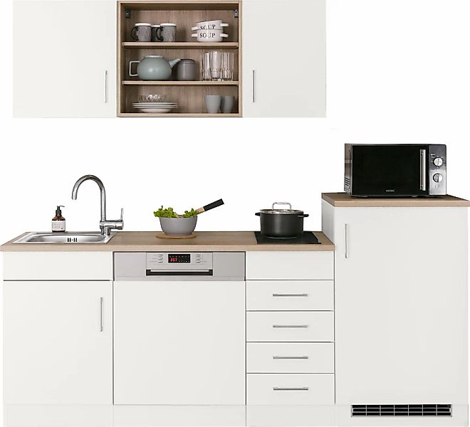 HELD MÖBEL Küche "Mali", Breite 210 cm, mit E-Geräten günstig online kaufen