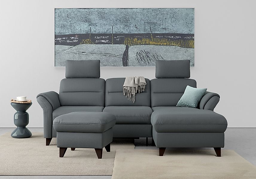 sit&more Ecksofa Mellum L-Form, Federkern, wahlweise günstig online kaufen