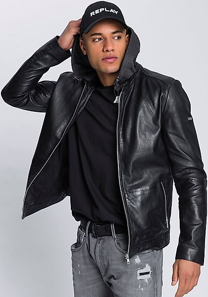 Bruno Banani Lederjacke aus Lammnappaleder, taillierter günstig online kaufen