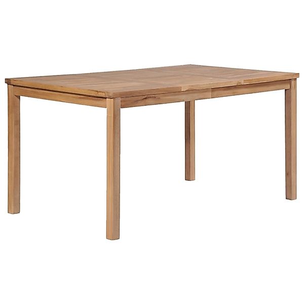 vidaXL Gartentisch 150x90x77 cm Massivholz Teak 44997 günstig online kaufen