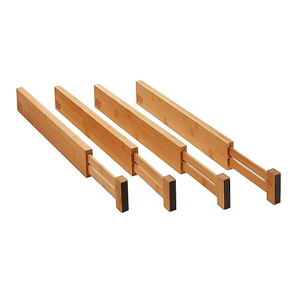 SO-TECH® Besteckeinsatz 4-teiliges ORGA-BOX Bambus Schubladen günstig online kaufen