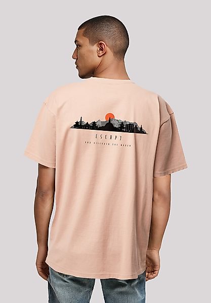 F4NT4STIC T-Shirt "Oversize Escape Discover the World Asian Town" Premium Q günstig online kaufen