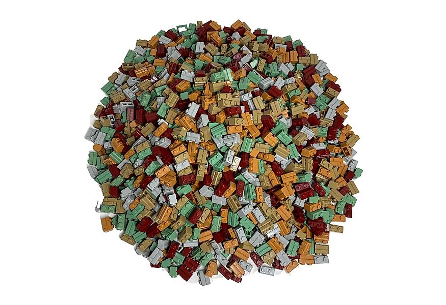 LEGO® LEGO® 1x2 Mauersteine Bausteine Bunt Gemischt - 98283 NEU! Menge 100x günstig online kaufen
