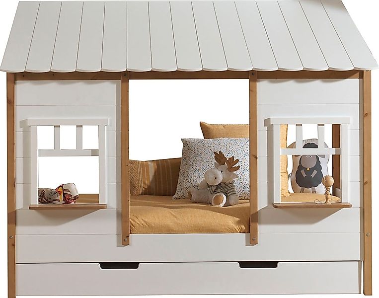 Vipack Kinderbett, (Made in Europe), Hausbett mit Lattenrost, wahlweise Bet günstig online kaufen