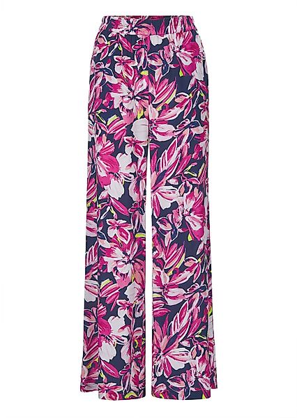 GOLDNER Schlupfhose "Elegante Hose VERA mit Blütendruck" günstig online kaufen