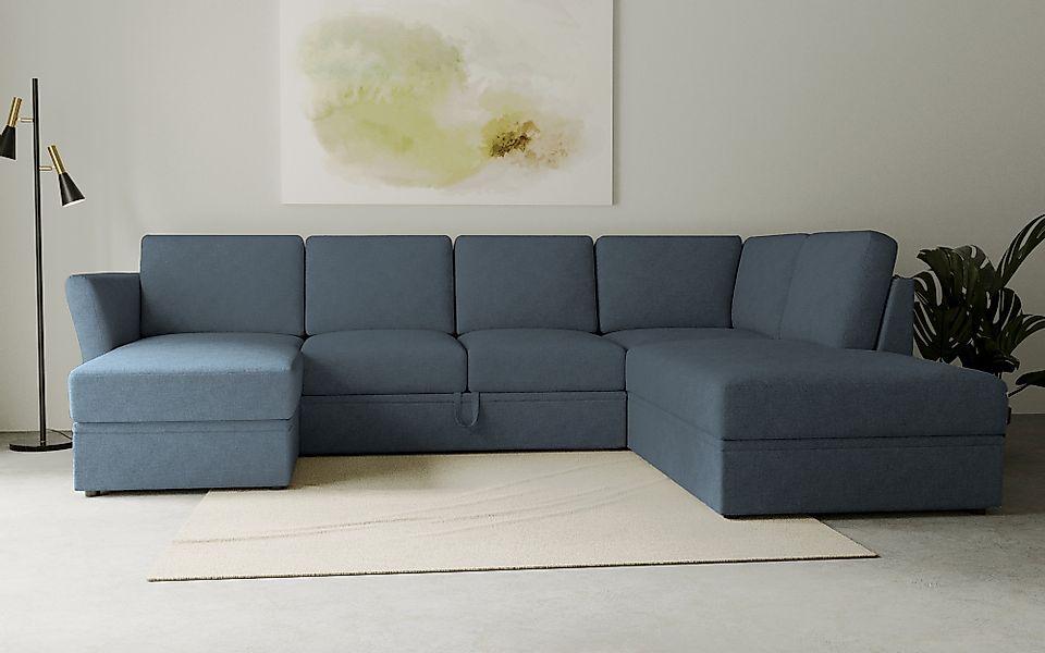 Home affaire Wohnlandschaft »Lavars Schlafsofa«, mit Bettfunktion und Staur günstig online kaufen