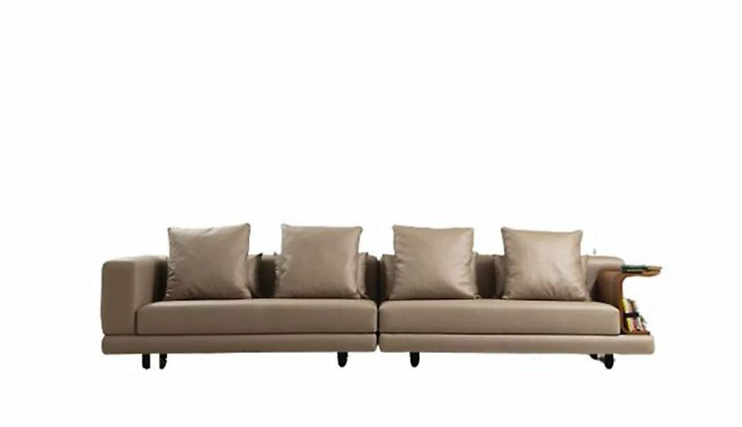 JVmoebel Sofa Viersitzer Couch Beige Sofa 4 Sitzer Polstersofa Modern Kunst günstig online kaufen