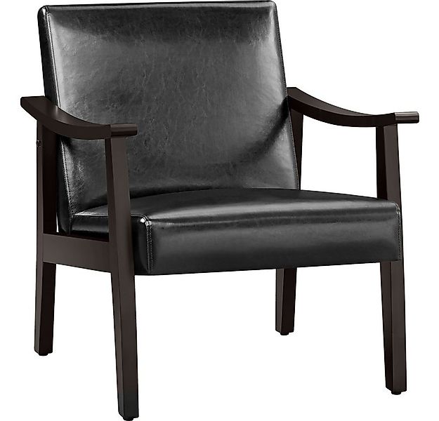 Yaheetech Relaxsessel, Retro Loungesessel Lesesessel Kunstleder günstig online kaufen