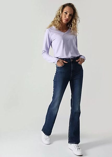 Miracle of Denim Bootcut-Jeans Sina aus weichem Baumwollstretch günstig online kaufen