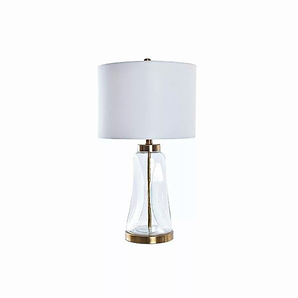 Tischlampe Dkd Home Decor Golden Durchsichtig Weiß 220 V 50 W Moderne (36 X günstig online kaufen