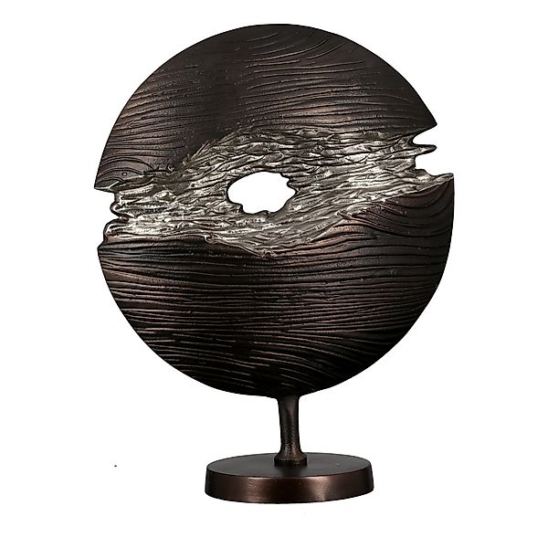 GILDE Skulptur SLICE Standdeko - braun günstig online kaufen
