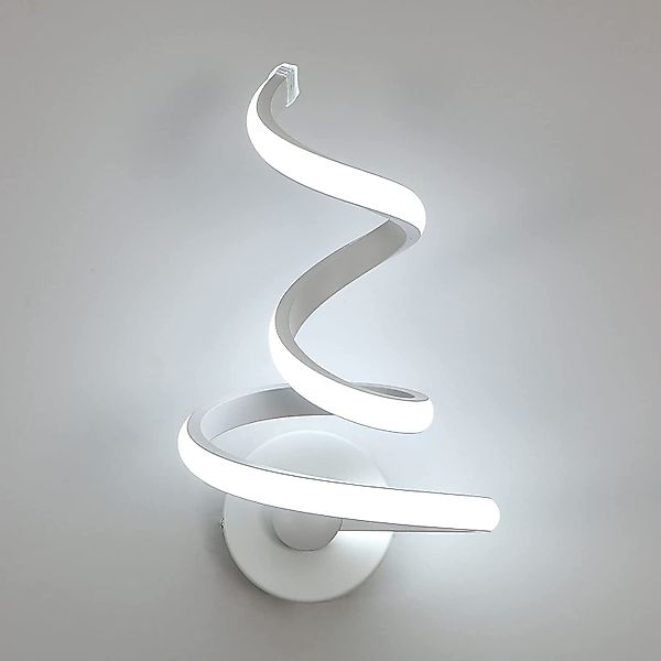 Goeco Wandleuchte LED Wandlampe Aluminium Schlangenform, günstig online kaufen