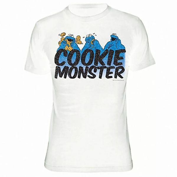Sesame Street T-Shirt Men - X3 - White günstig online kaufen