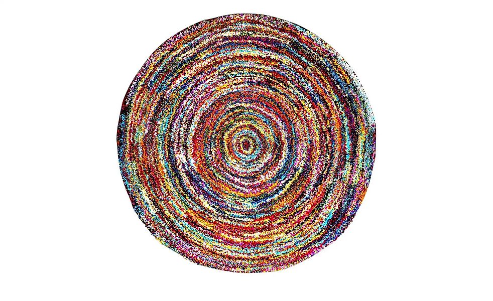 Hochflorteppich  Sixteen ¦ mehrfarbig ¦ Synthetische Fasern Ø: 200 Teppiche günstig online kaufen