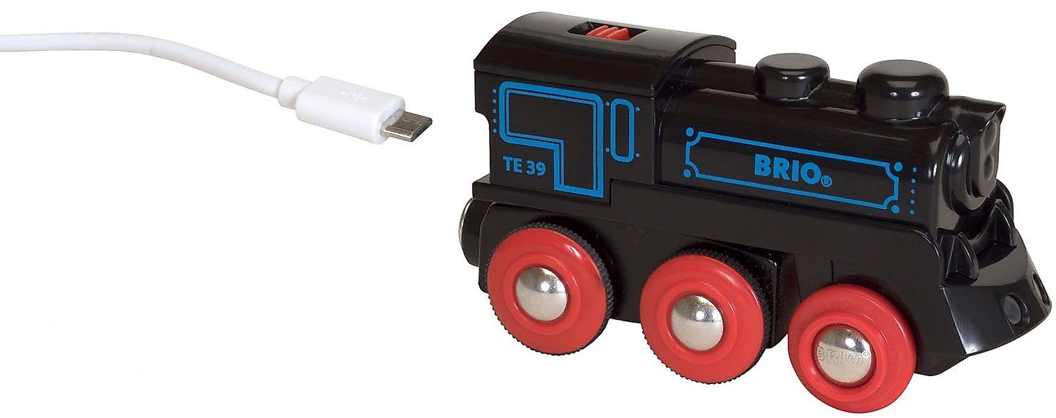 BRIO® Spielzeug-Eisenbahn BRIO® WORLD, Schwarze Akkulok günstig online kaufen