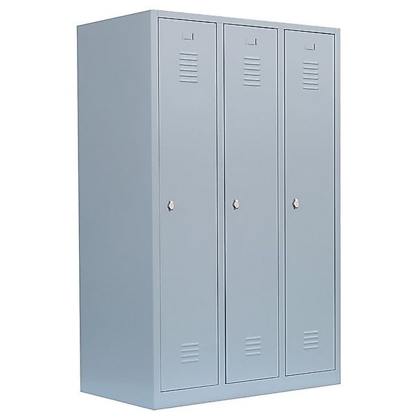 Steelboxx Spind 3er Spind/Garderobenschrank Spindschrank 1800 x 1185 x 500 günstig online kaufen