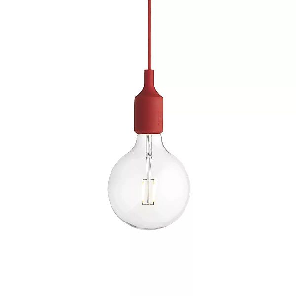E 27 Lamp Pendelleuchte rot günstig online kaufen