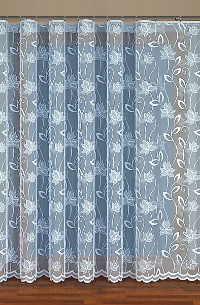 QBTEXTIL Gardine LOTOS, halbtransparent, Jacquard - günstig online kaufen