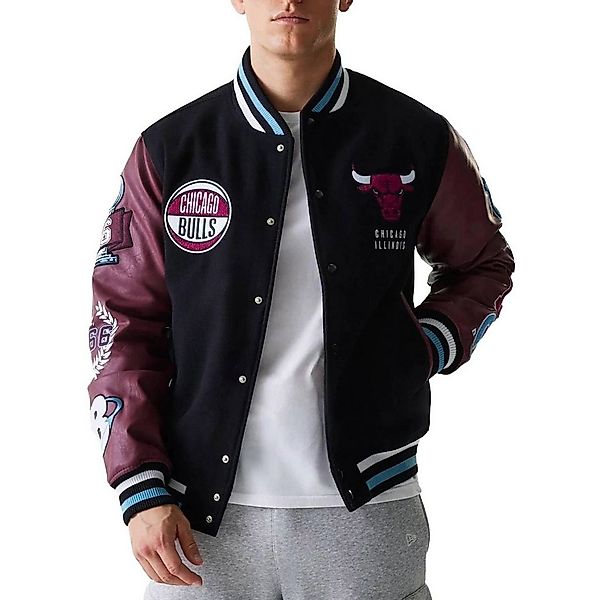 New Era Collegejacke Jacke New Era NBA Patch Chicago Bulls günstig online kaufen