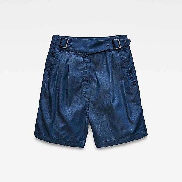 G-star Bristum Pleated Bermuda-denim-shorts Mit Hoher Taille 25 Rinsed günstig online kaufen