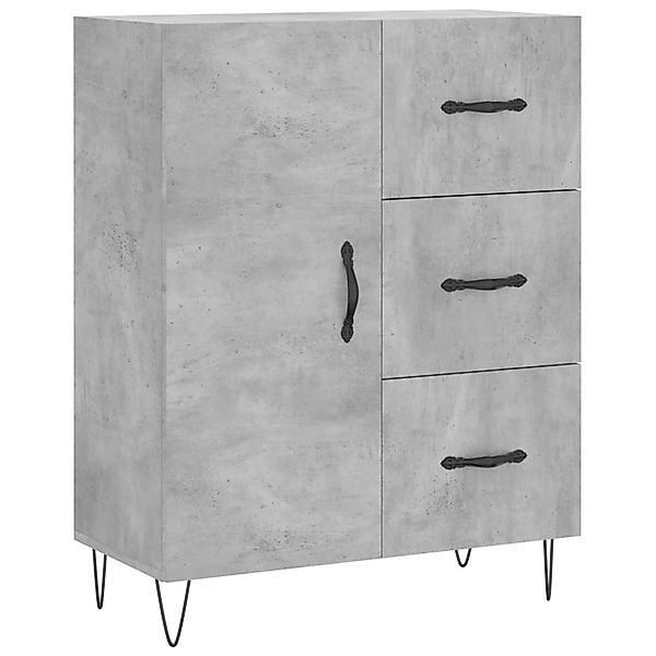 vidaXL Sideboard Betongrau 69,5x34x90 cm Holzwerkstoff 827912 günstig online kaufen