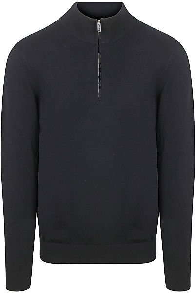 Profuomo Half Zip Pullover Luxury Navy  - Größe M günstig online kaufen