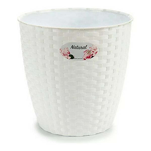 Blumentopf Weiß Kunststoff (24 X 22,5 X 24 Cm) günstig online kaufen