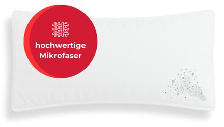 my home Microfaserkissen "Baca, Kopfkissen 40x80 cm und 80x80 cm" Füllung: günstig online kaufen