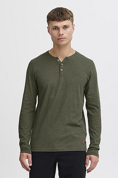 !Solid Rundhalsshirt SDVolko Klassisches Longsleeve mit Knopfleiste günstig online kaufen