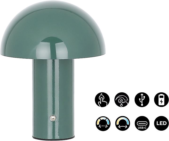 s.Oliver LED Tischleuchte Hillu, Dimmer, Dimmfunktion, Ein-/Ausschalter, US günstig online kaufen