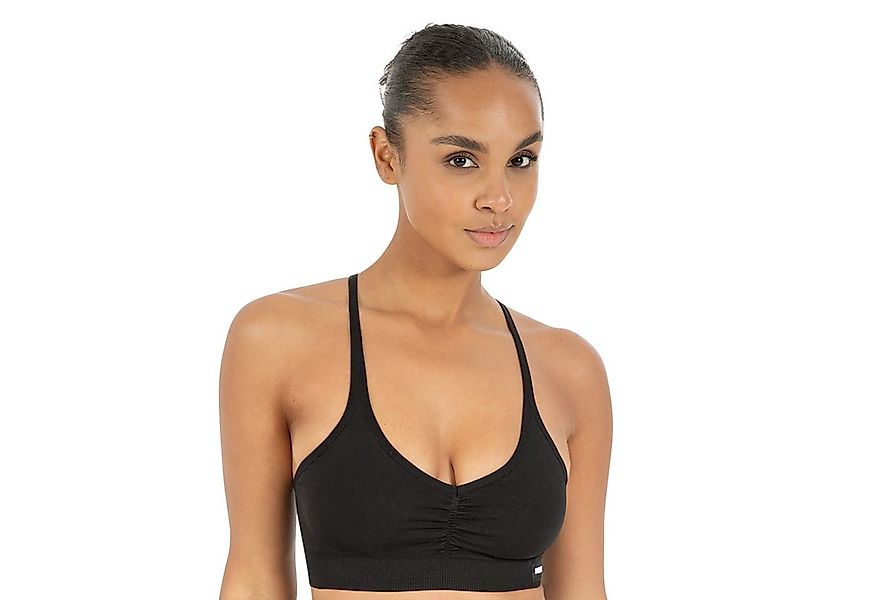 Smilodox Sport-BH Solid Scrunch Icon, Seamless Bra ohne Bügel mit verstellb günstig online kaufen
