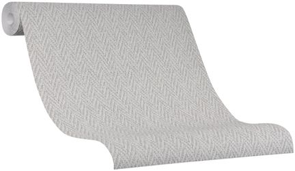 Marburg Vliestapete Struktur Ikat Grau 10,05 m x 0,53 m FSC® günstig online kaufen