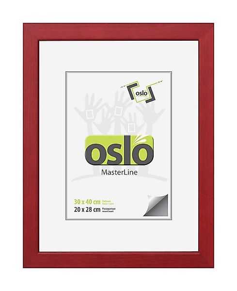 Oslo MasterLine Bilderrahmen Holz massiv Echtglas günstig online kaufen