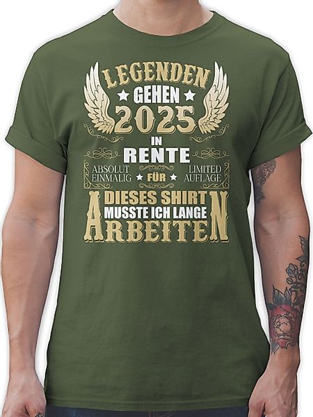 Shirtracer T-Shirt Legenden gehen 2025 in günstig online kaufen