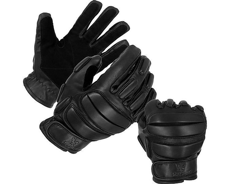 TacFirst Lederhandschuhe TacFirst Polizei Einsatzhandschuhe SEK Protektoren günstig online kaufen