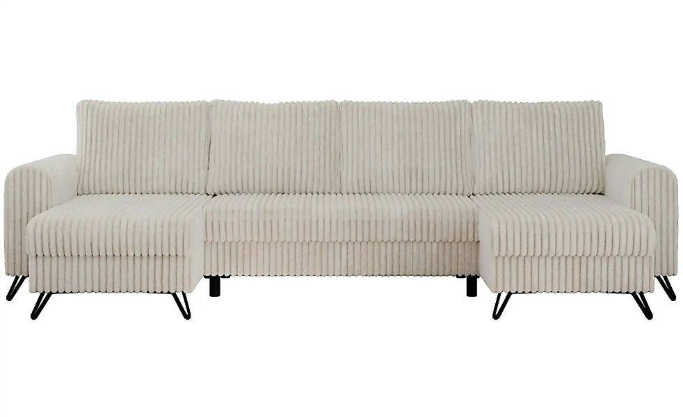 Wohnlandschaft Beige   ¦ beige ¦ Maße (cm): B: 312 H: 90 Polstermöbel > Sof günstig online kaufen